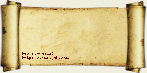 Jasna Dimitrijević vizit kartica